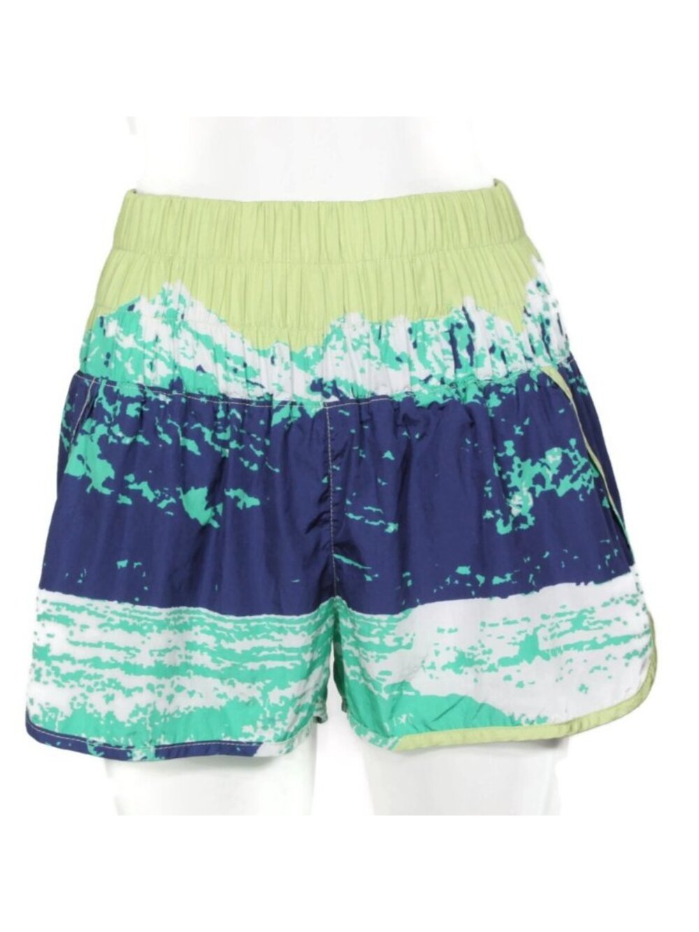 Free People FP Movement The Way Home Printed Shorts - Mountain Print Sz XS /254